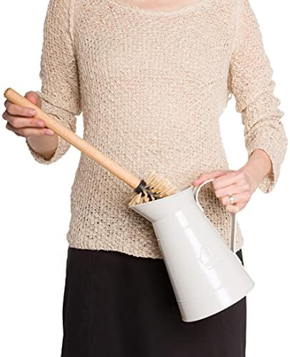 Redecker White Coated Metal Toilet Brush Set - Image 6