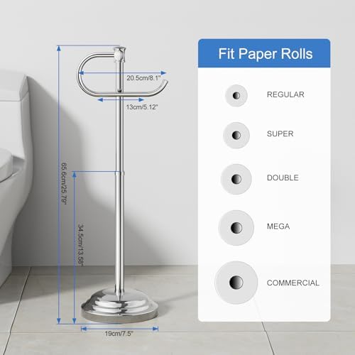 RUMOSE Toilet Paper Holder Stand - Image 6