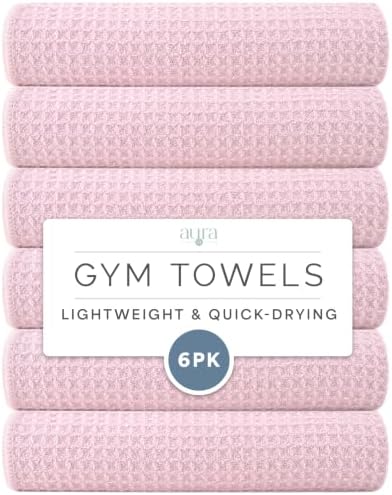 S&T INC. Microfiber Gym Towels, 6 Pack by STINC