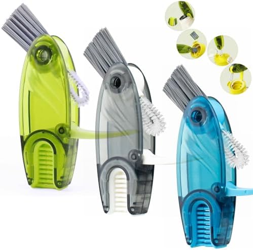 4 in 1 Cup Lid Cleaning Brush Set Multifunctional Bottle Brush Cleaner Tiny by CraftinAround