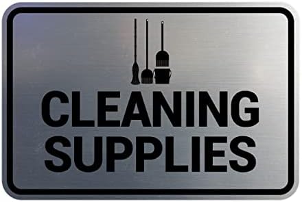 Signs ByLITA Classic Framed Cleaning Supplies Sign by SignsByLITA