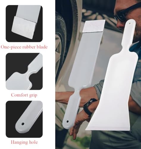 Yourkar 2 PCS Car Paddle Bulldozer Squeegee, Long Handle Window Tint Film - Image 3