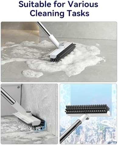 3 in 1 Adjustable Small Floor Scrub Brush - Image 3