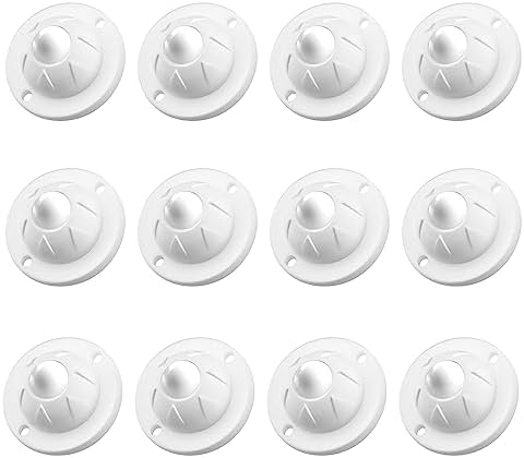PlusRoc 12 Pack Self Adhesive Caster Wheels by PlusRoc