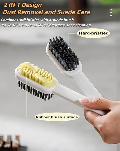 Suede Shoe Brush, 3 Pack Rubber Shoe Brushes, Suede Cleaner Brush - Image 4