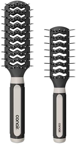 Conair Hair Brush Set, Grip & Lift Vent, Full-Size & Mid-Size by conair