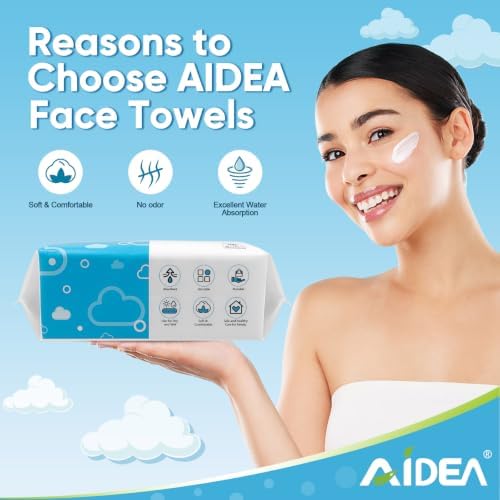 AlDEA Face Towels Disposable-600Ct, Face Towelettes - Image 5
