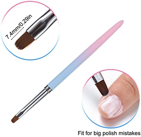 2Pcs Nail Clean Up Brushes, Nail Brushes - Image 4