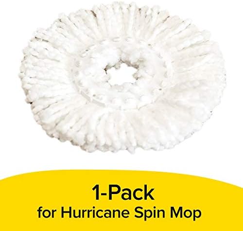 Hurricane Spin Mop Replacement Head, Absorbent Microfiber, Holds 10X Weight - Image 2