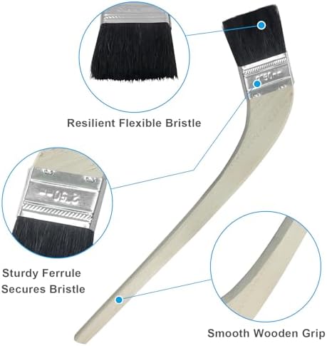 Bivethoi Radiator Paint Brush 2" Bristle Width, 4 Pack - Image 4