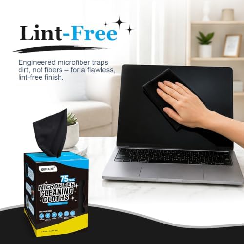 UNIMADE Microfiber Cleaning Cloth, 75 Sheets Microfiber Towels - Image 4