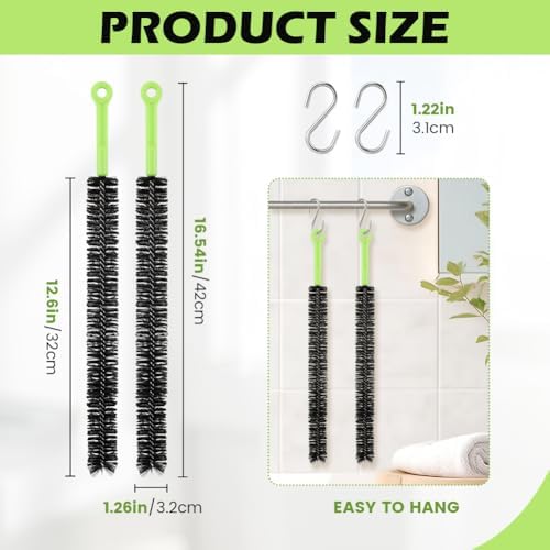 2 Pcs 16.5 Inch Flexible Drain Cleaning Brush Set - Image 2