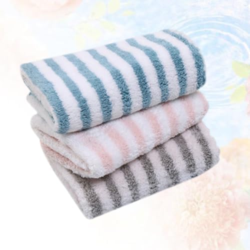 3pcs Striped Coral Microfiber Dish Washing Cloth - Image 7