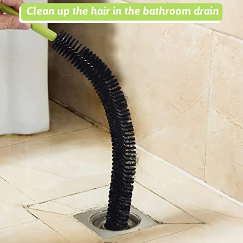 Haomaomao Sewer Clean Brush Pipe Brushes Drain Snake Hair Clog Remover Tool - Image 4