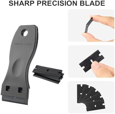 Hair Extension Plastic Scraper Kit Tape Remover Razor Scraper - Image 2