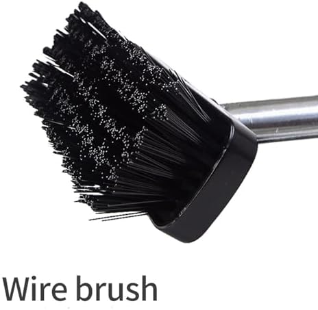 Push Broom Brush Stiff Bristles Floor Cleaning Brush Multi-Purpose Scrubber - Image 5