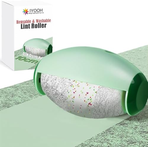 Reusable Lint Roller Ball, Mini Travel Size Lint Roller by IYOOH