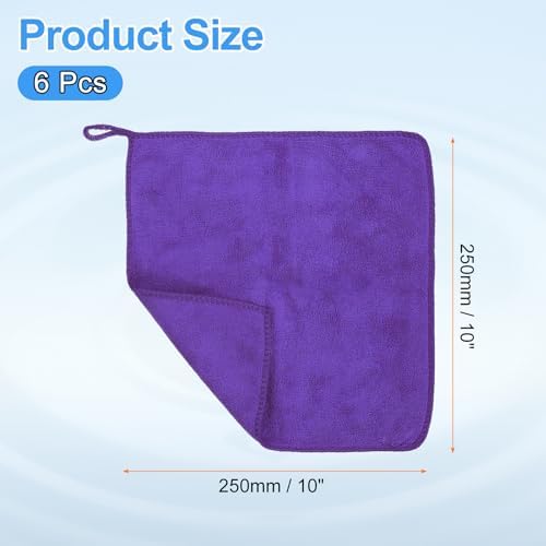HARFINGTON 6 Pack Microfiber Cleaning Cloth - Image 2