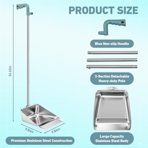 Leumoi 4 Pack of Dust Pans - Image 2