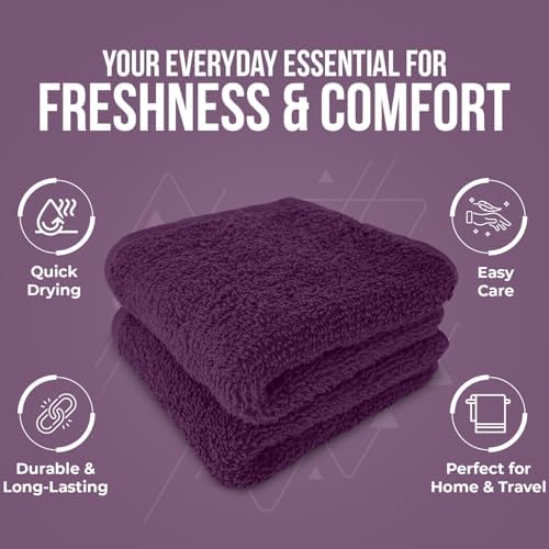DAN RIVER 24 Pack Cotton Wash Cloths Set - Image 5