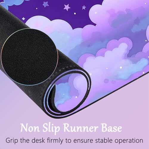 Purple Cloud Mouse Pad Cloud Keyboard Wrist Rest - Image 5