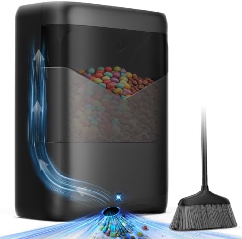 Touchless Vacuum Automatic Dustpan, 20Kpa Suction & Auto Sensors by LyriFine