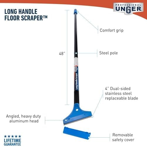 Unger Professional Long Handle Floor Scraper Tool - Image 6