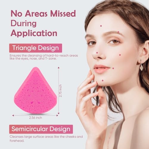 AIDEA Compressed Facial Sponges-48Count, Disposable Face Sponges - Image 4