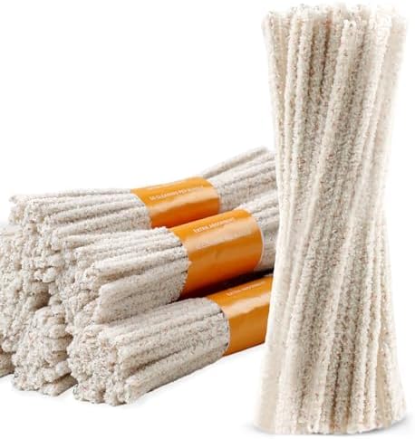 Phinus 300 Pack Pipe Cleaners Pipe, 6-Inch Pipe Cleaners Bulk, Cotton and by Phinus