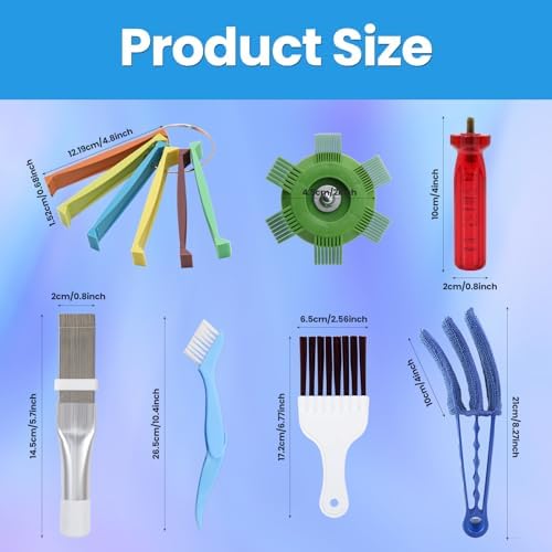 6 Pcs Air Conditioner Fin Comb Set, 3 Different AC Fin Comb Condenser Fin - Image 6