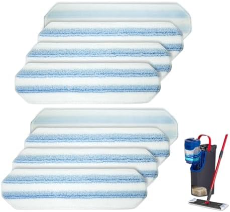 8 Pack Replacement Pads for O Cedar Flat Mop System by CHYODI