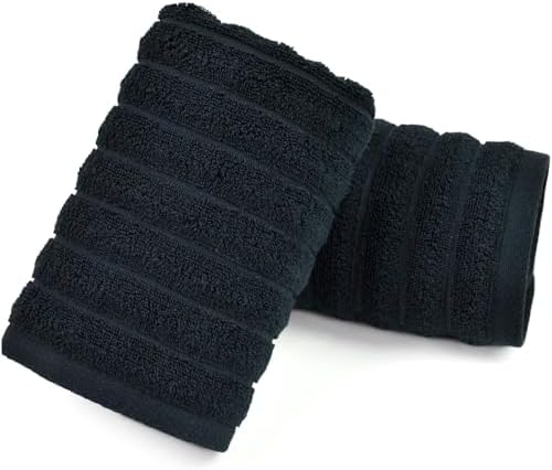 Jacquotha 2-Pack Bathroom Hand Towels Ribbed by Jacquotha