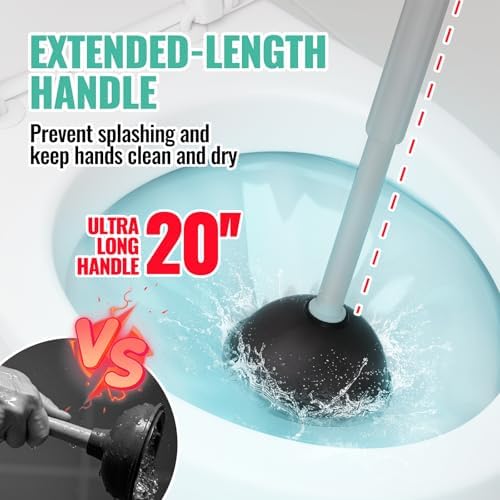 3 in 1 Toilet Brush and Plunger Set - Image 2