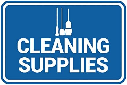 Signs ByLITA Classic Framed Cleaning Supplies Sign by SignsByLITA