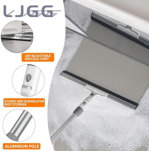 LGJJ Floor Spatula Broom 17" Rubber Spatula - Image 5