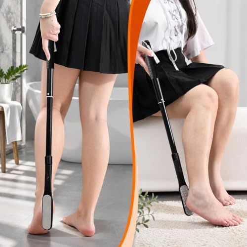 Toe Gap Cleaning Brush, 18.82"-25.98" Telescopic Toe Cleaning Brush Long Handle - Image 4