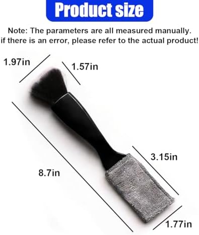 Double Head Brush for Car Clean, 2-in-1 Car Detailing Brush, Portable Auto - Image 2