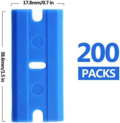 200 Pcs Plastic Razor Blades Double Edge - Image 4