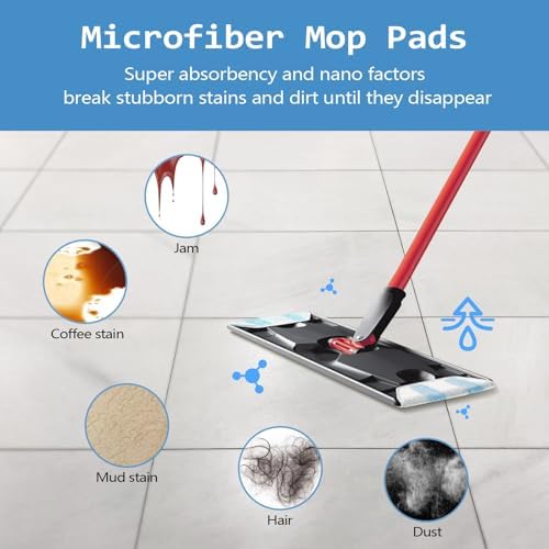 8 Pack Replacement Pads for O Cedar Flat Mop System - Image 3