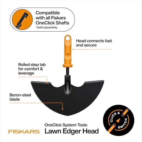 Fiskars OneClick Space-Saving Lawn Edger Head - Image 3
