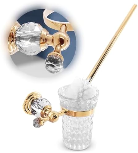 Wall-Mounted Toilet Brush and Holder Set by Novsix