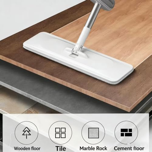 360 Hands-Free Self Wringing Floor Cleaning Mop, Flat Mop - Image 5