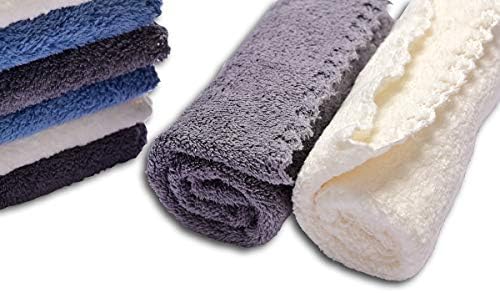 Kyapoo Baby Washcloths 12 Pack 12x12 Inches Microfiber Coral Fleece Extra - Image 5