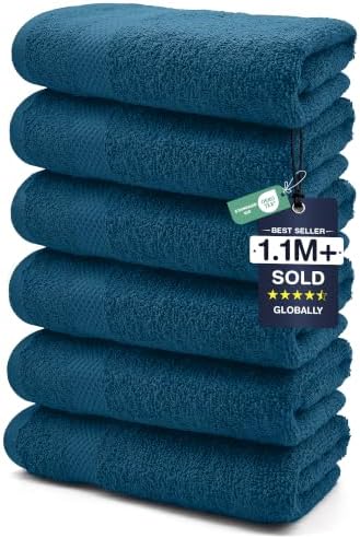DAN RIVER 6-Pack Premium Hand Towels by DanRiver
