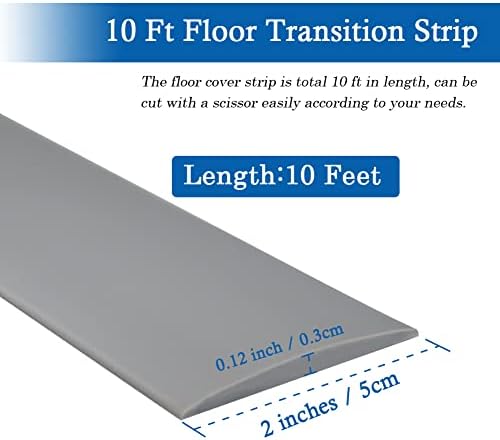 FONUNO Vinyl Floor Transition Strip Self Adhesive Threshold Strip - Image 6