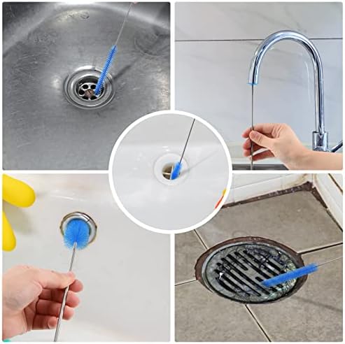 Flexible Drain Brush Cleaner Kit – CPAP Hose Cleaner 5ft Long Elastic Double - Image 6
