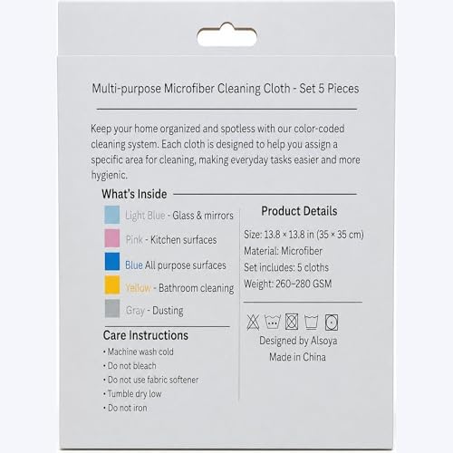 Microfiber Cleaning Cloths, 5 Pack - Image 7