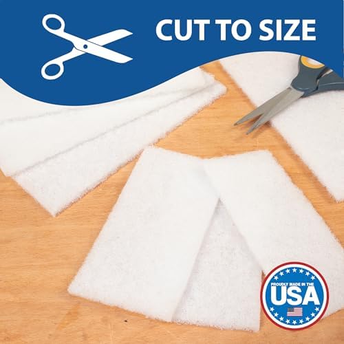 10 Pack of 6 X 9 White Non Scratch Non-Woven Pads - Image 5