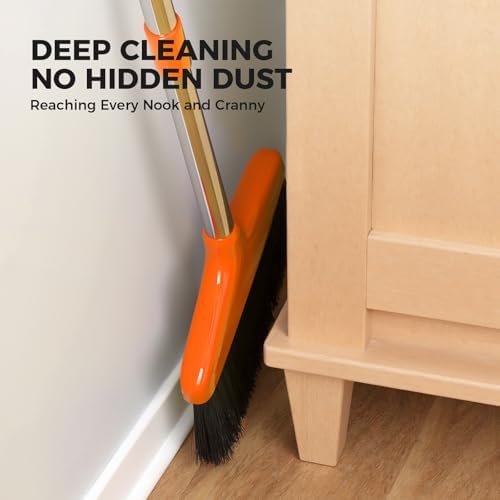 Handy Broom 2 Pack, Indoor/Outdoor Brooms, Duty Kitchen Broom, - Image 5