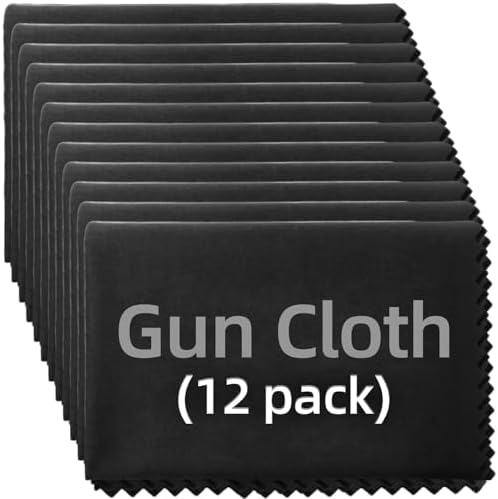 6/12 Pack Microfiber Gun Cleaning Cloth by Unknown